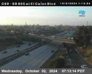 SB 805 at El Cajon Blvd (On Ramp)