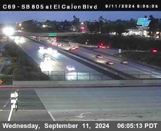 SB 805 at El Cajon Blvd (On Ramp)