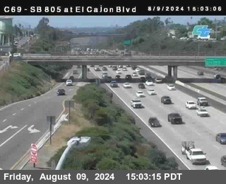 SB 805 at El Cajon Blvd (On Ramp)