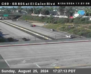 SB 805 at El Cajon Blvd (On Ramp)