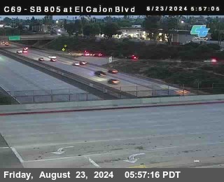 SB 805 at El Cajon Blvd (On Ramp)