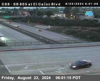 SB 805 at El Cajon Blvd (On Ramp)