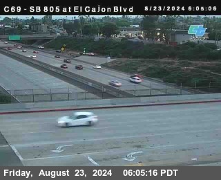 SB 805 at El Cajon Blvd (On Ramp)