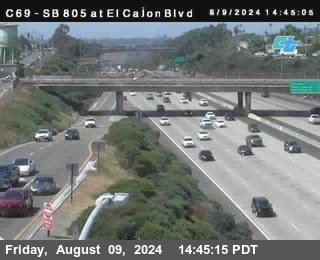 SB 805 at El Cajon Blvd (On Ramp)