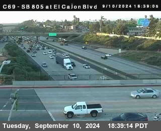 SB 805 at El Cajon Blvd (On Ramp)