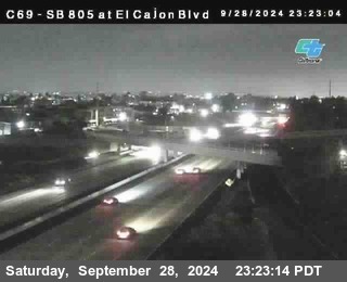 SB 805 at El Cajon Blvd (On Ramp)