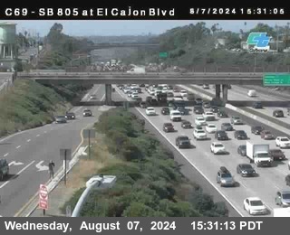 SB 805 at El Cajon Blvd (On Ramp)