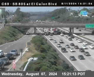 SB 805 at El Cajon Blvd (On Ramp)