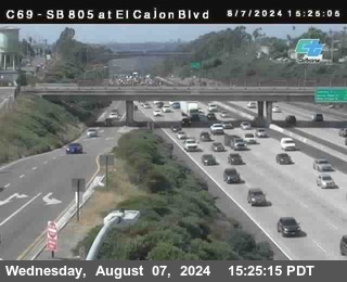 SB 805 at El Cajon Blvd (On Ramp)