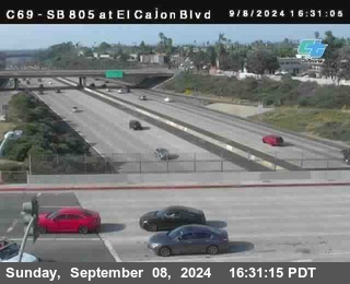 SB 805 at El Cajon Blvd (On Ramp)