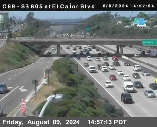 SB 805 at El Cajon Blvd (On Ramp)