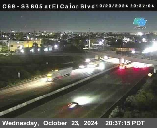 SB 805 at El Cajon Blvd (On Ramp)