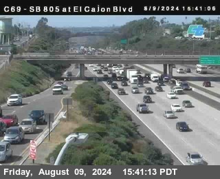 SB 805 at El Cajon Blvd (On Ramp)