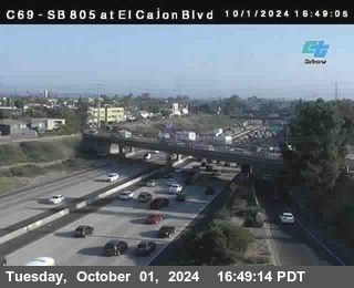 SB 805 at El Cajon Blvd (On Ramp)