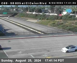 SB 805 at El Cajon Blvd (On Ramp)