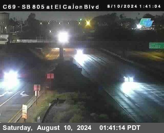 SB 805 at El Cajon Blvd (On Ramp)