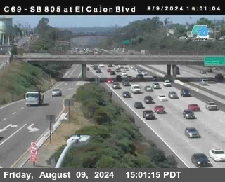 SB 805 at El Cajon Blvd (On Ramp)