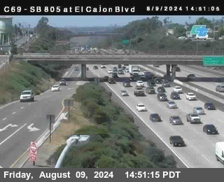 SB 805 at El Cajon Blvd (On Ramp)