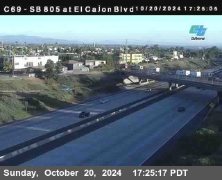 SB 805 at El Cajon Blvd (On Ramp)