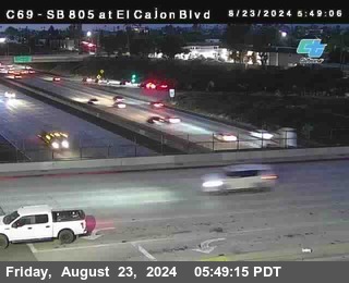 SB 805 at El Cajon Blvd (On Ramp)