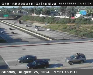 SB 805 at El Cajon Blvd (On Ramp)