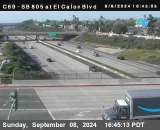 SB 805 at El Cajon Blvd (On Ramp)