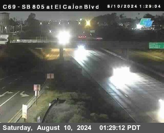 SB 805 at El Cajon Blvd (On Ramp)