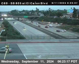 SB 805 at El Cajon Blvd (On Ramp)