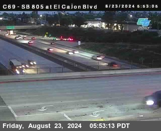 SB 805 at El Cajon Blvd (On Ramp)