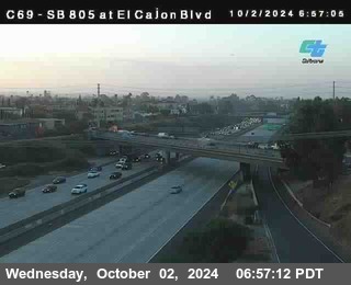 SB 805 at El Cajon Blvd (On Ramp)