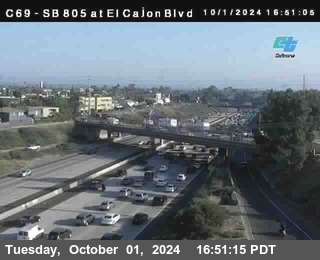 SB 805 at El Cajon Blvd (On Ramp)