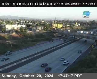 SB 805 at El Cajon Blvd (On Ramp)