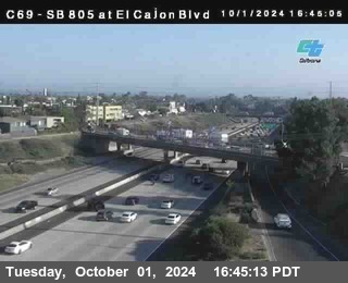 SB 805 at El Cajon Blvd (On Ramp)