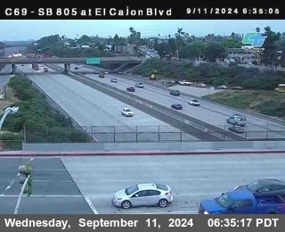 SB 805 at El Cajon Blvd (On Ramp)