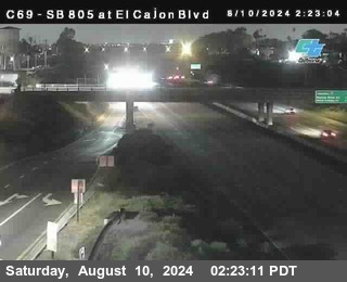 SB 805 at El Cajon Blvd (On Ramp)