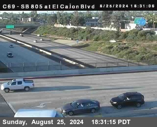 SB 805 at El Cajon Blvd (On Ramp)