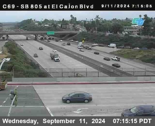 SB 805 at El Cajon Blvd (On Ramp)