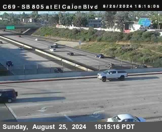 SB 805 at El Cajon Blvd (On Ramp)