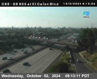 SB 805 at El Cajon Blvd (On Ramp)