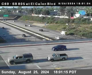 SB 805 at El Cajon Blvd (On Ramp)