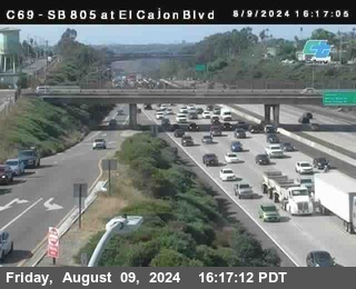 SB 805 at El Cajon Blvd (On Ramp)