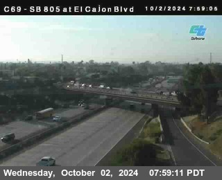 SB 805 at El Cajon Blvd (On Ramp)