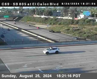 SB 805 at El Cajon Blvd (On Ramp)