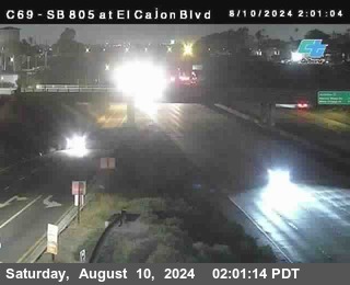 SB 805 at El Cajon Blvd (On Ramp)