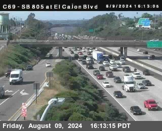 SB 805 at El Cajon Blvd (On Ramp)