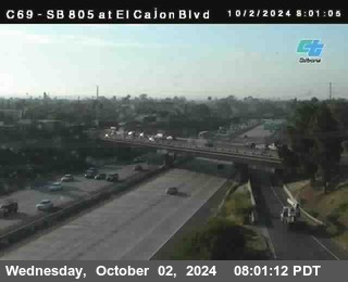 SB 805 at El Cajon Blvd (On Ramp)