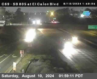 SB 805 at El Cajon Blvd (On Ramp)