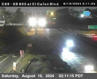 SB 805 at El Cajon Blvd (On Ramp)