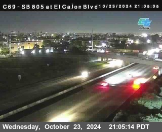 SB 805 at El Cajon Blvd (On Ramp)