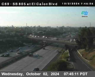 SB 805 at El Cajon Blvd (On Ramp)